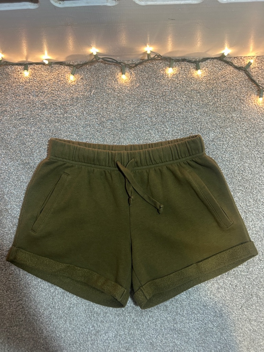Victoria's Secret PINK Olive Green SweatShorts